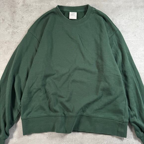 Tna AiryAF fleece green crewneck sweatshirt size 1 - Picture 1 of 5